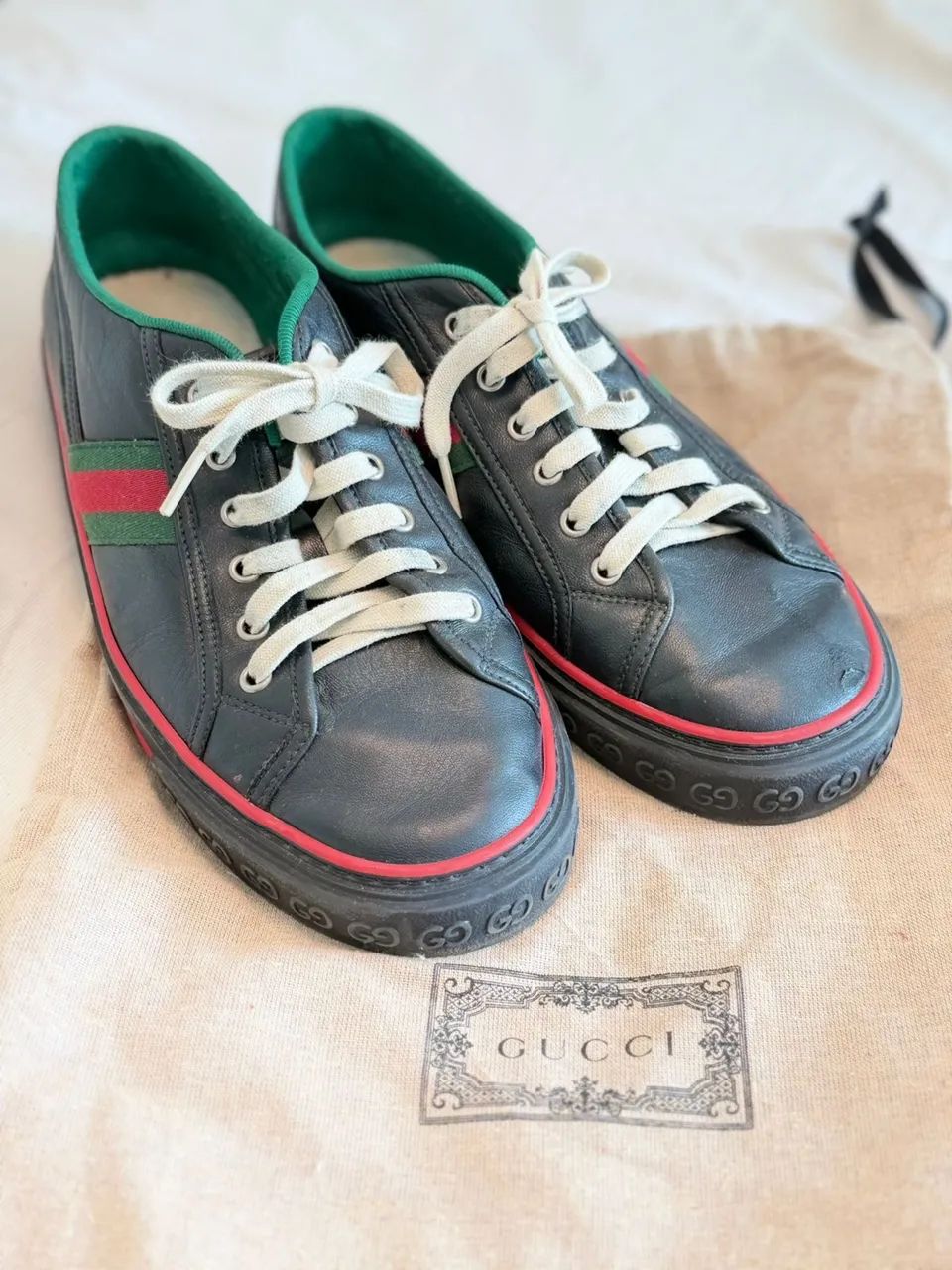 Tênis Gucci Ace Web original - TAMANHO 43 - Foto 2
