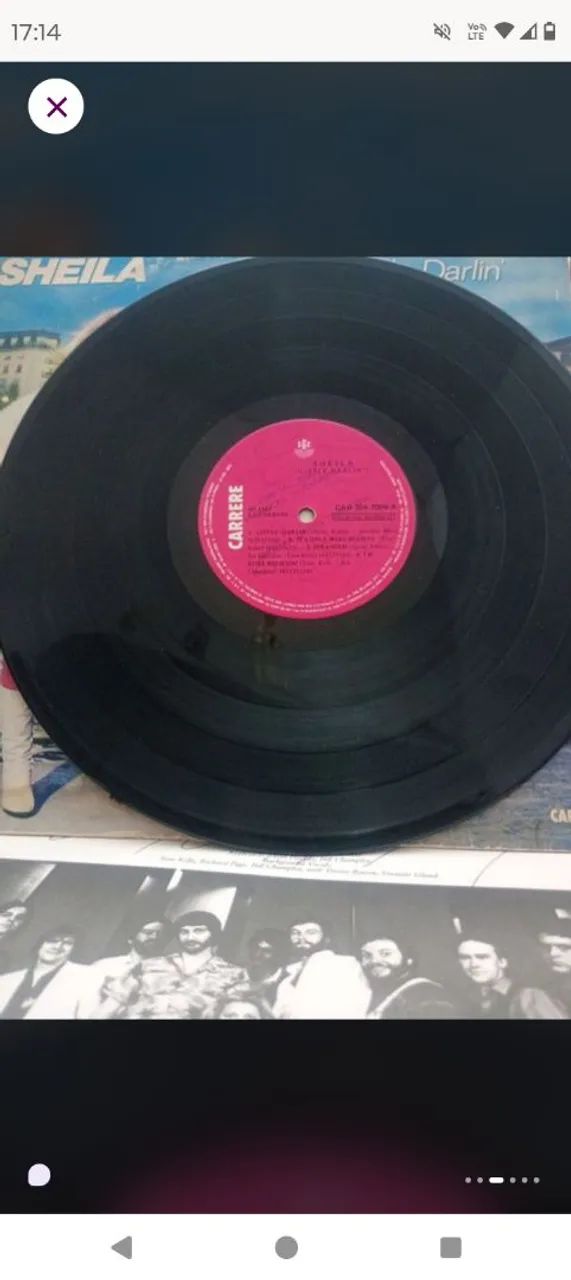 DISCO DE VINIL, SHEILA" LITTLE DARLIN "1981 - Foto 2
