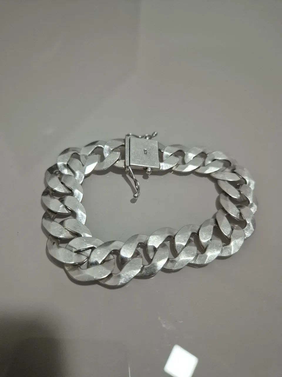 Pulseira prata 925 maciça 