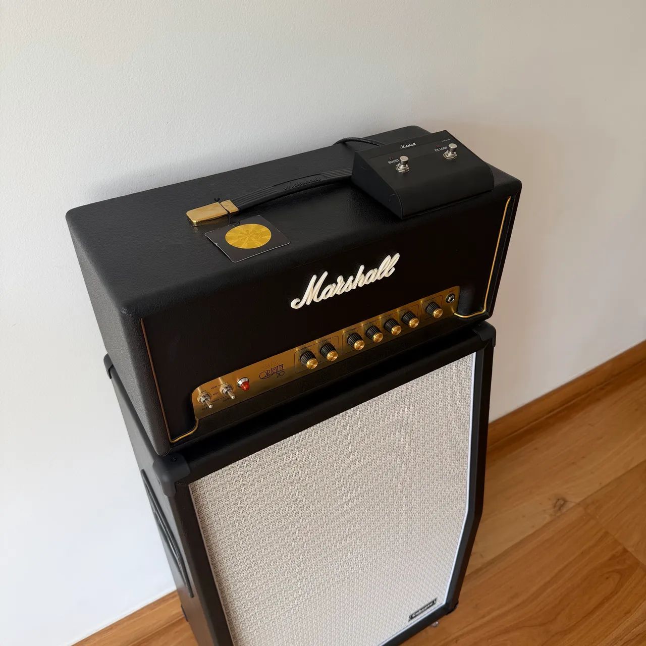 Marshall Origin 20H & Gabinete CabCase 2x12 (Celestion) - Foto 3