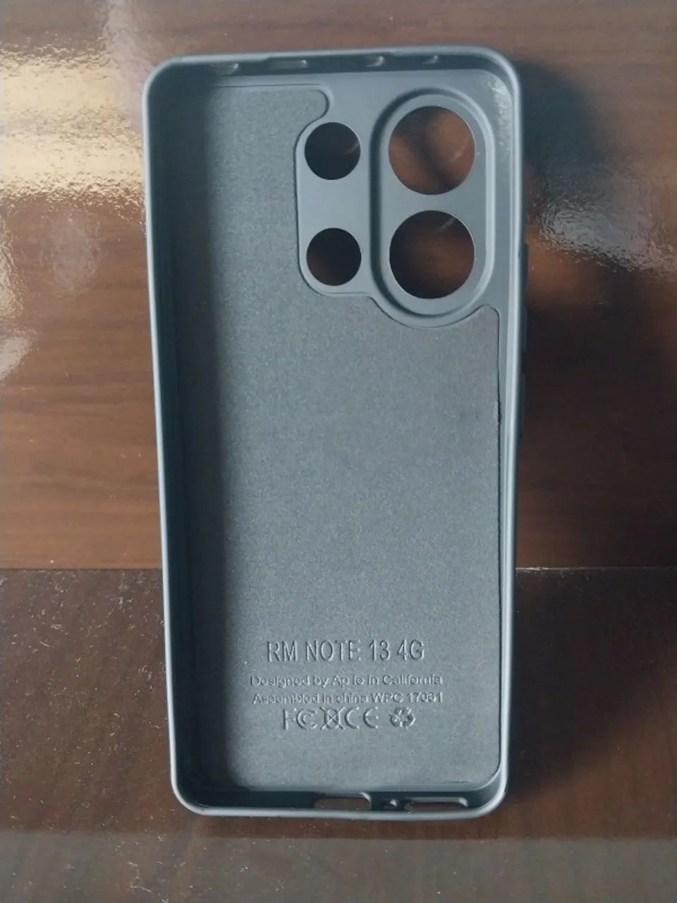 Capa para Celular Xiaomi Redmi Note 13 Preto - Foto 3