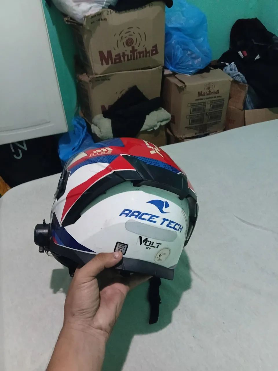 Capacete Race Tech Óculos Interno - Foto 3