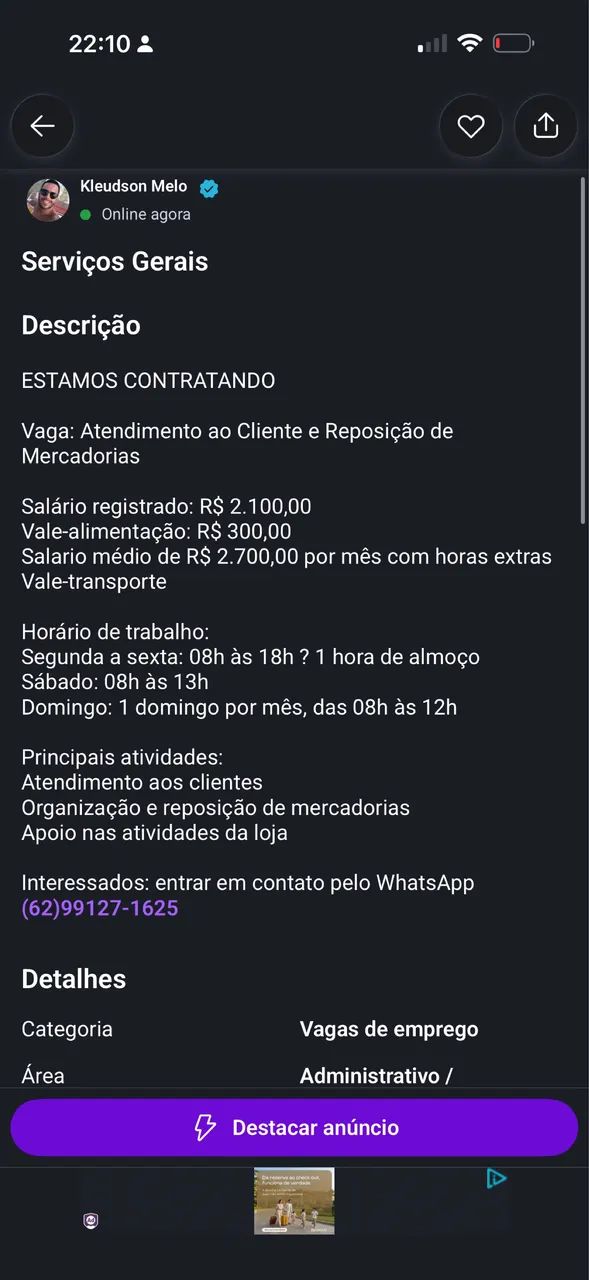 Serviços gerais  - Foto 2