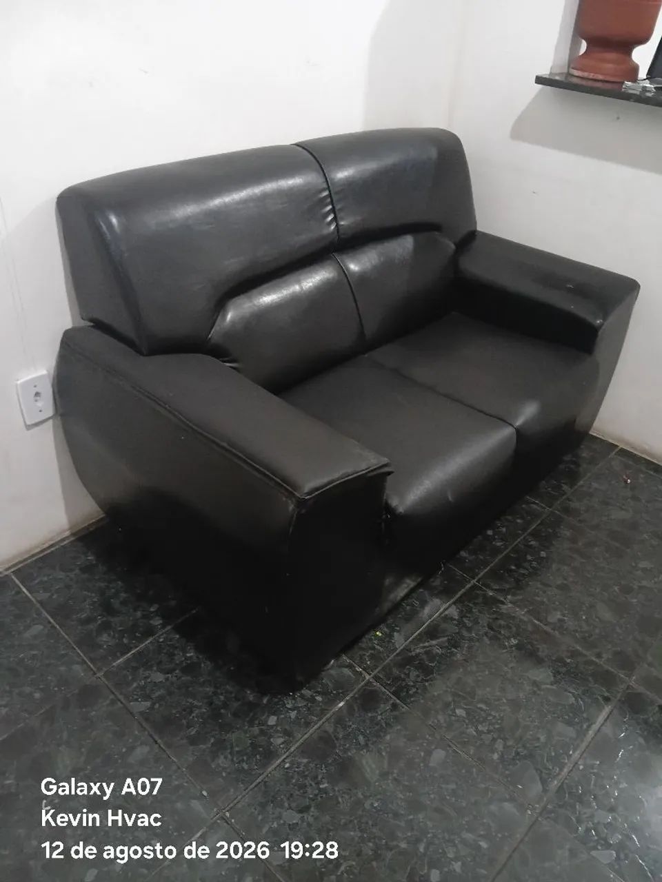 Sofa couro 3/2 - Foto 2