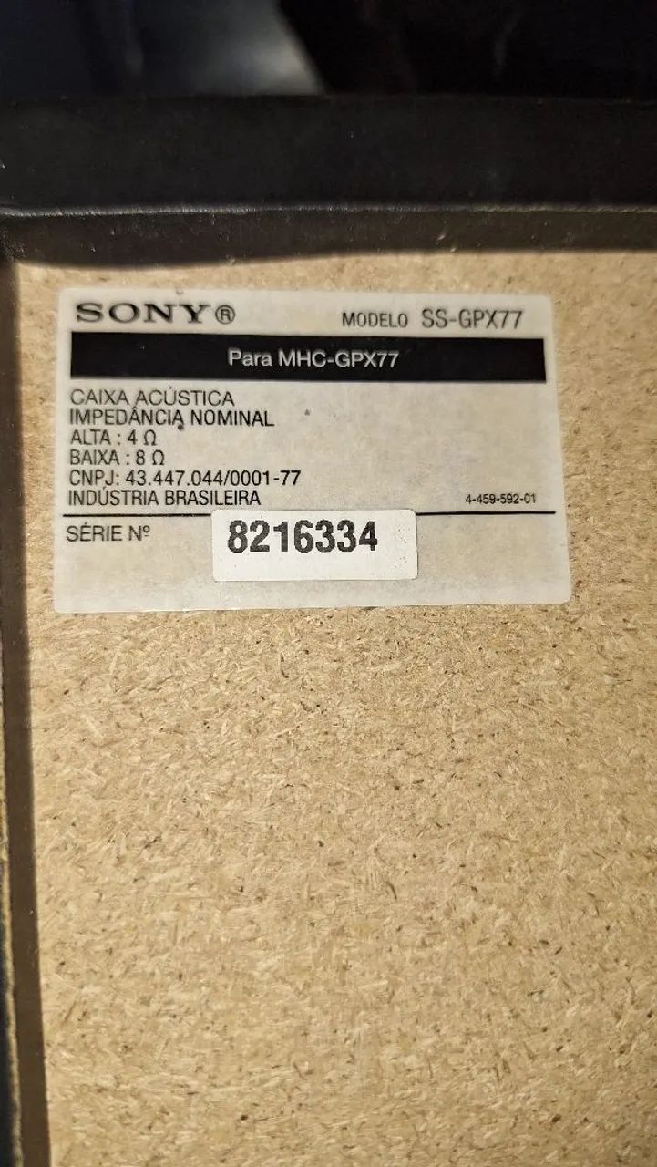 Caixa de som SS-GPX77