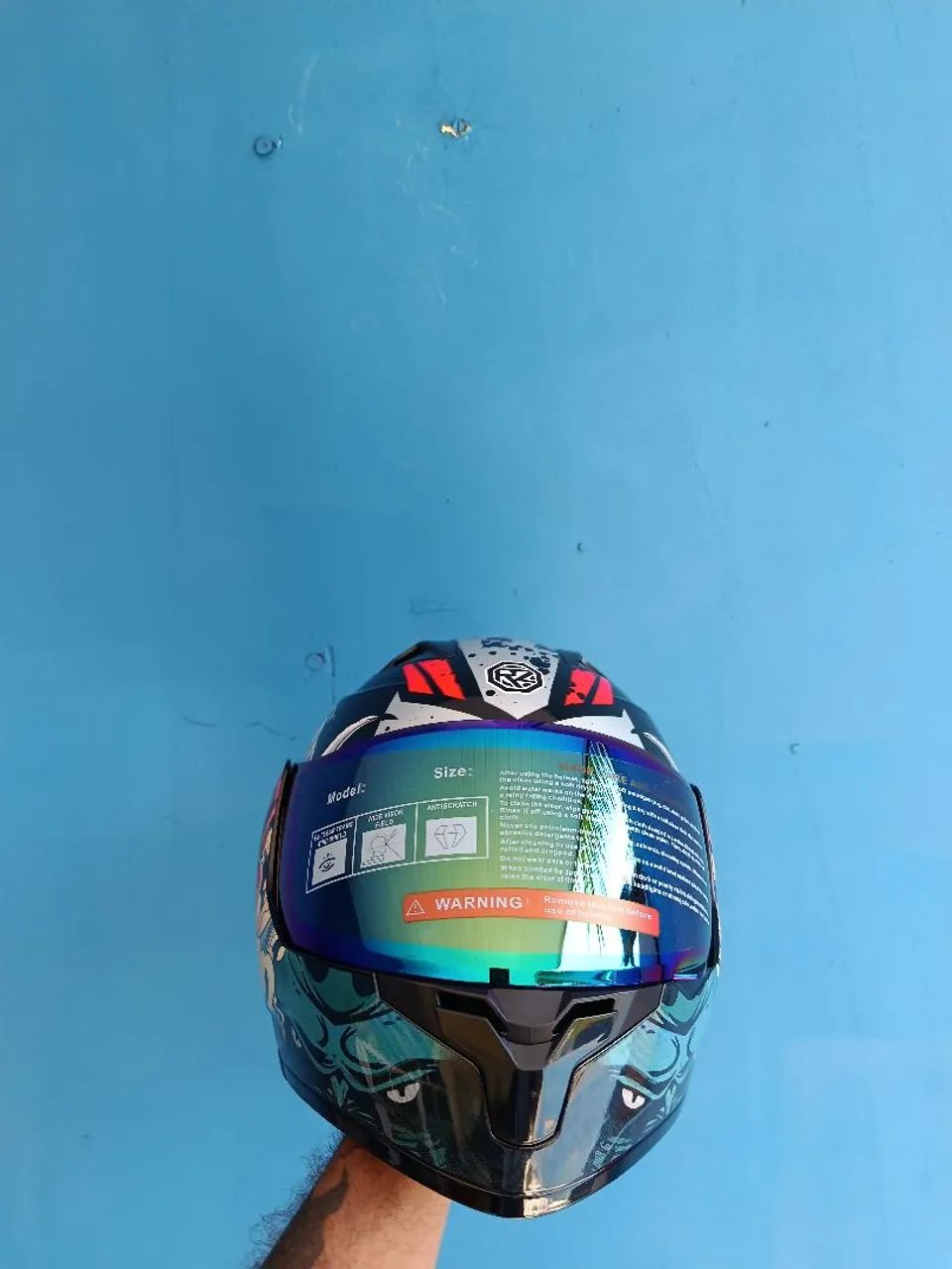 Capacete robocop Dot - Foto 4