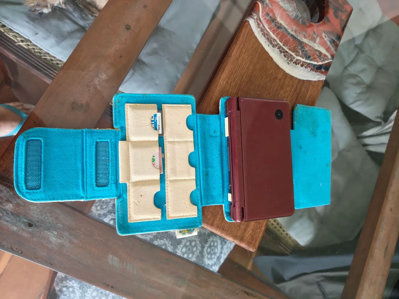 Nintendo DS XL com capa e 2 jogos em perfeito estado - Foto 3