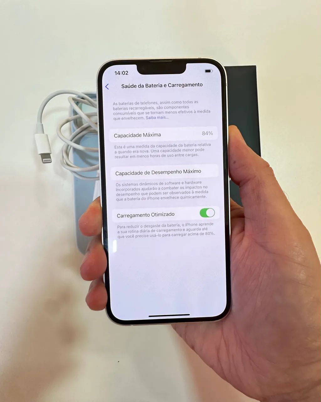 iPhone 14 128Gb - Branco - Novinho  - Foto 3