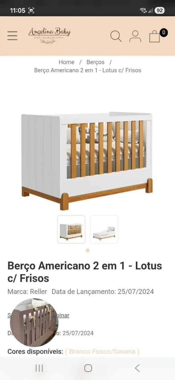 Berço para bebê 