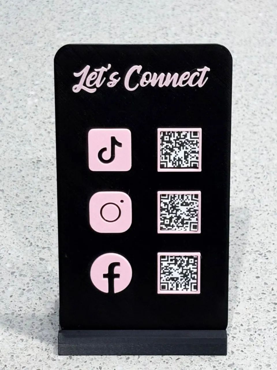 Plaquinha  QR Code personalizada ZAP Instagram Facebook tik Tok - Foto 6