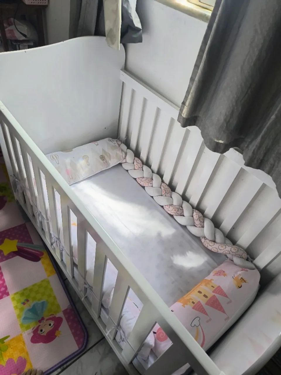Berço Infantil com colchão impermeável  - Foto 4
