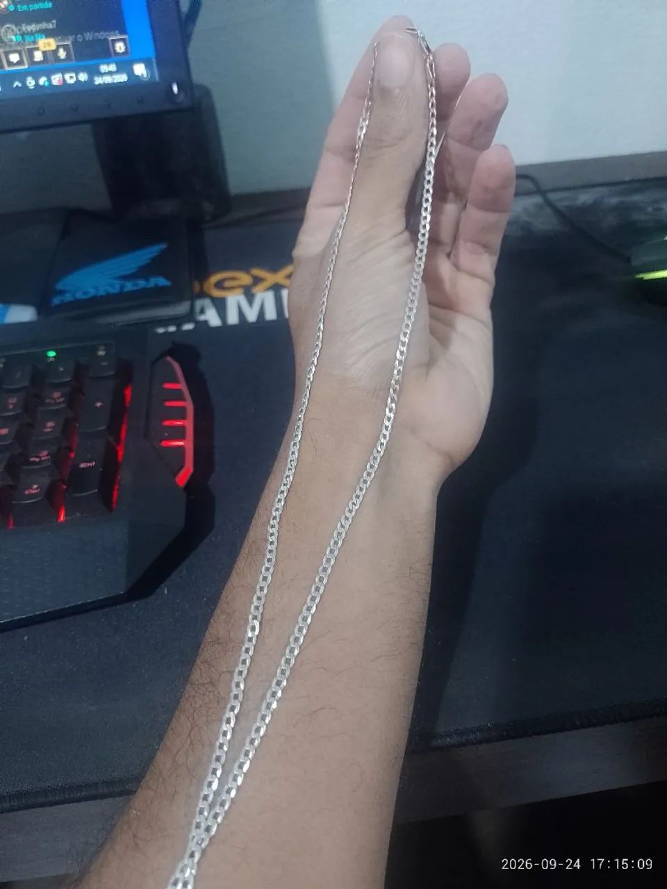 Cordão prata