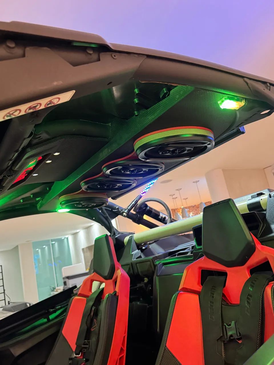 UTV xrs 2021 com som de teto  - Foto 4