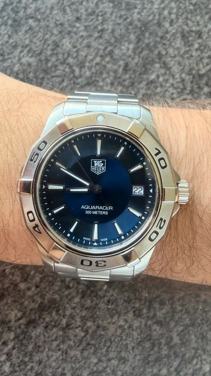 Tag Heuer Aquaracer | 39 mm | blue dial - Acessórios - Graças