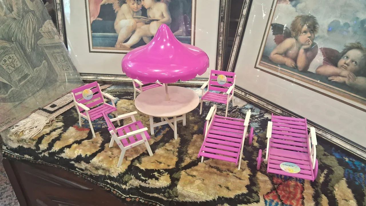 Boneca conjunto de piscina brinquedo  - Foto 4