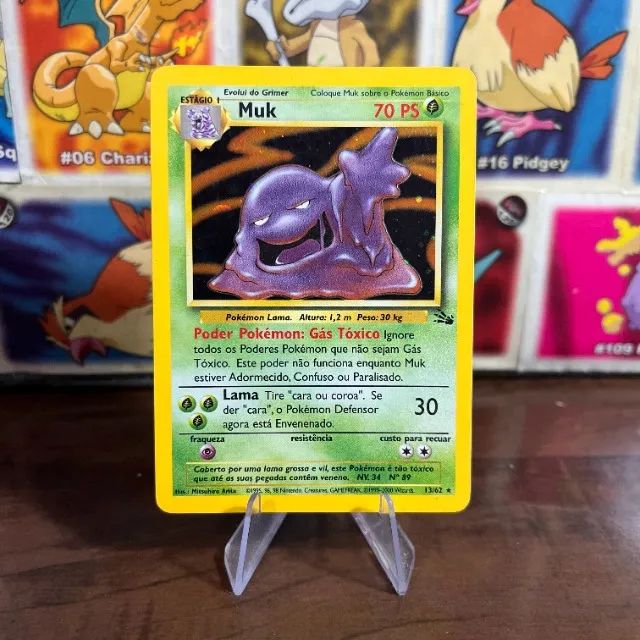 first edition muk pokemon card Muk #28/62 Fossil MP – Ready Mark Cards main image 1