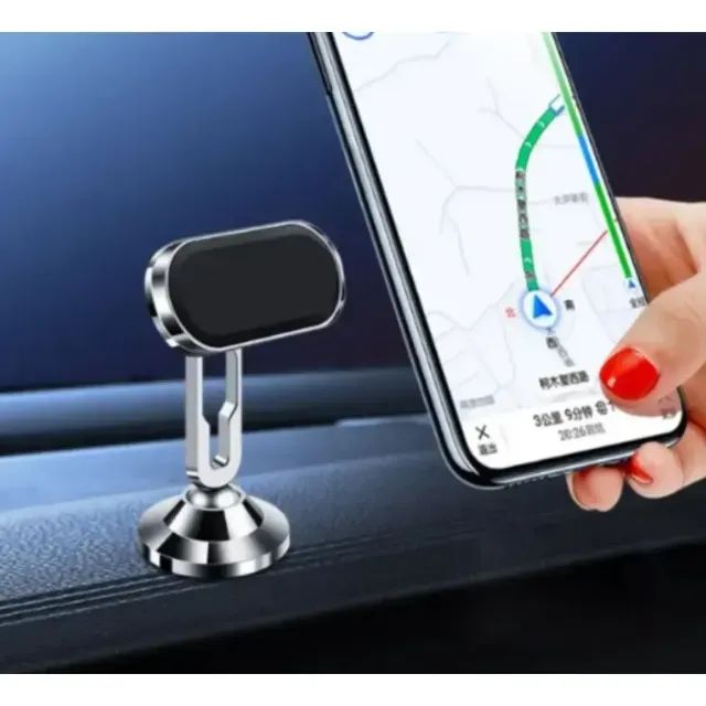 Suporte Veicular Universal De Celular Magnético 360°  - Foto 2