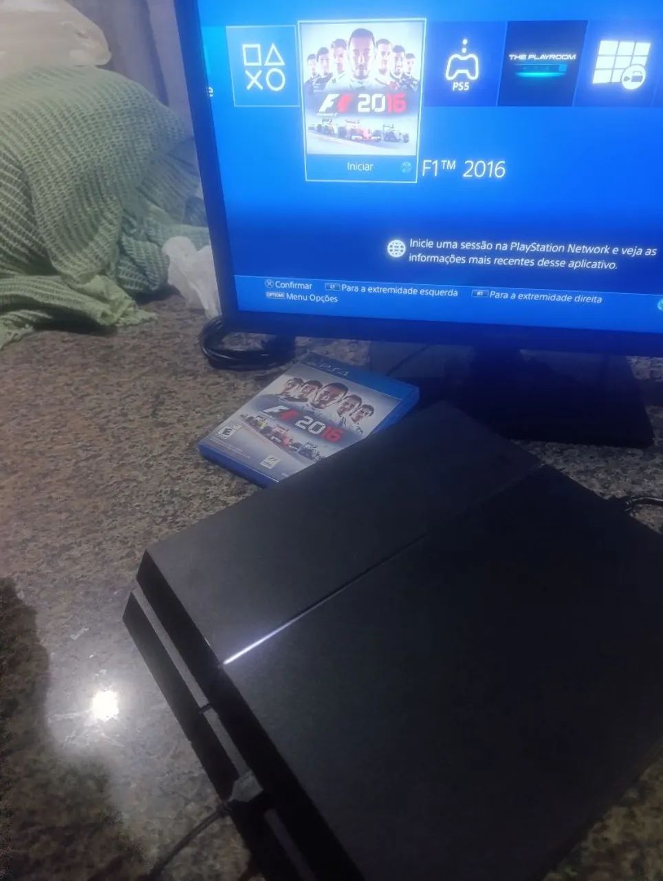 Ps4 fat com 1 controle e 3 jogos - Foto 2