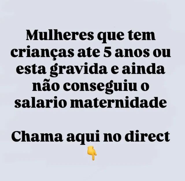 Salario maternidade