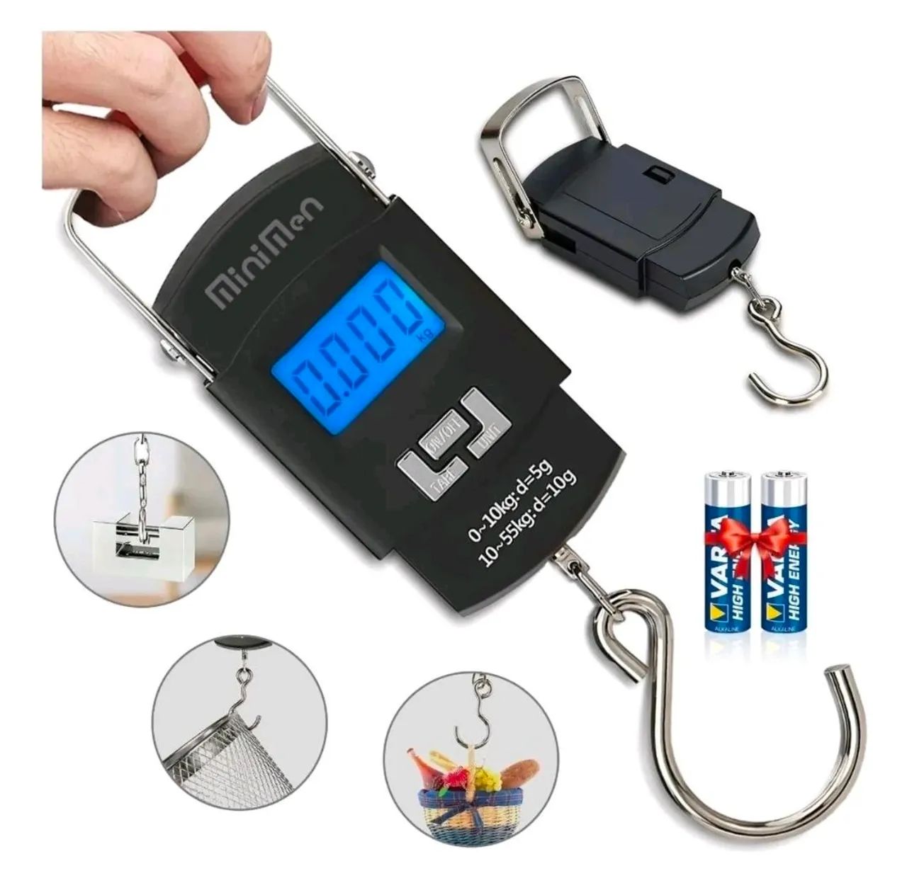 Balança Portátil Digital até 50kg - Foto 4
