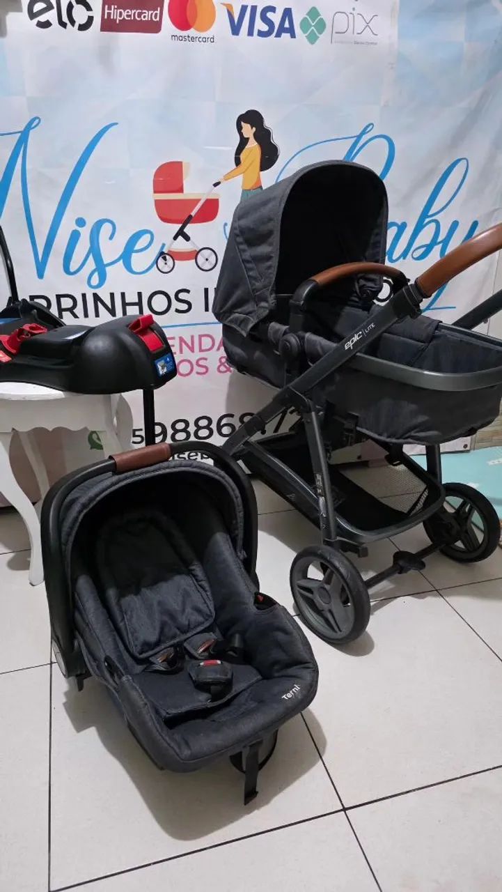 Carrinho de bebê 4 em 1 