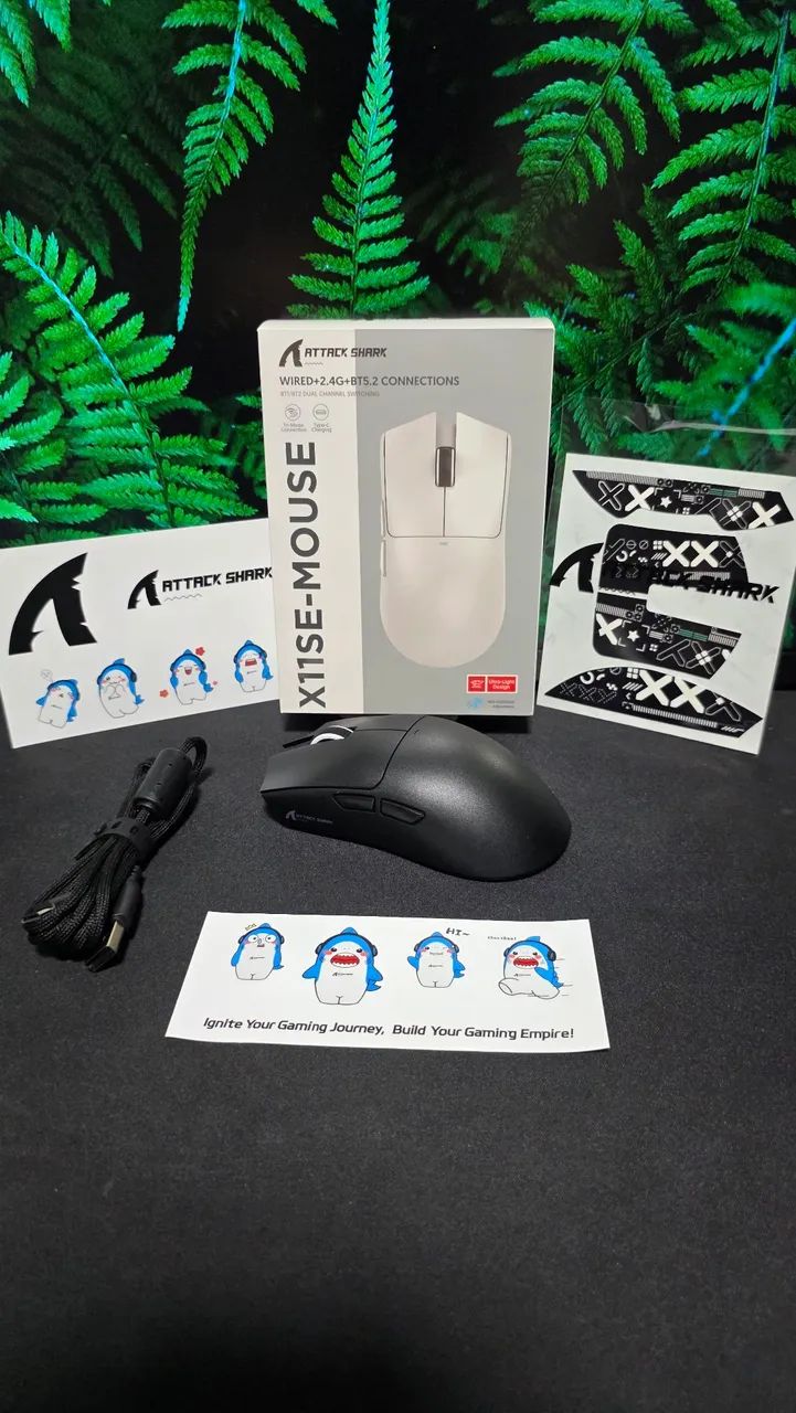 Mouse Attack Shark X11SE (versão sem dock) - Foto 5