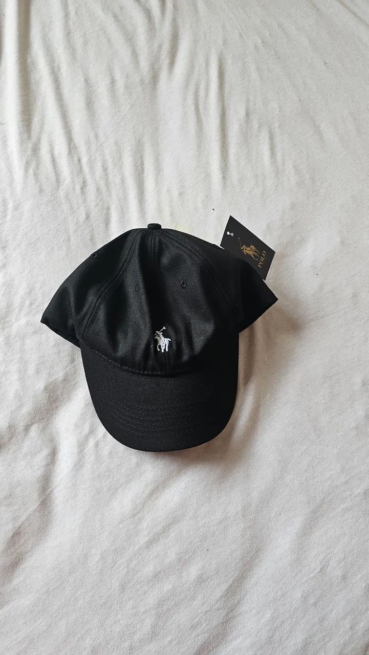 Boné ralph lauren preto