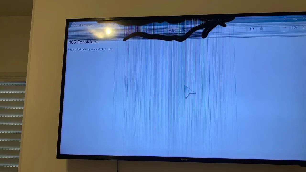 Tv 49 Samsung Tela com defeito