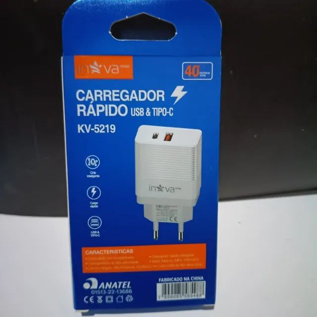 CARREGADOR RÁPIDO KV-5219 - Foto 4