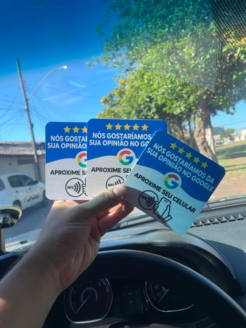 Kit 10 placas de avaliação google NFC - Foto 3