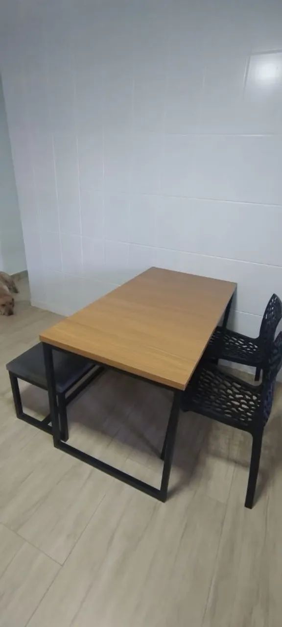 Mesa com banco - Foto 5