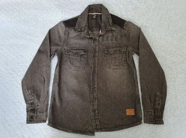 Camisa jeans infantil 10