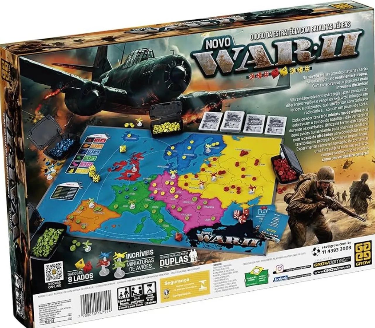 VENDO JOGO TABULEIRO WAR II  - Foto 3
