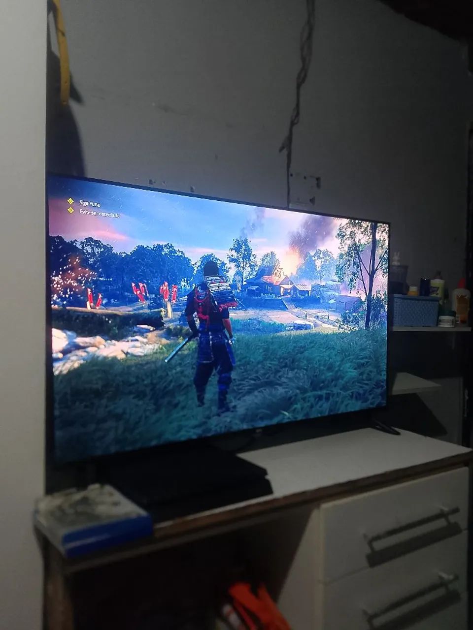 Ps 4 slim todo perfeito único dono  - Foto 4