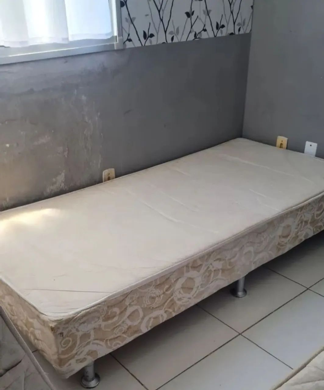 Base de cama box solteiro ortobom