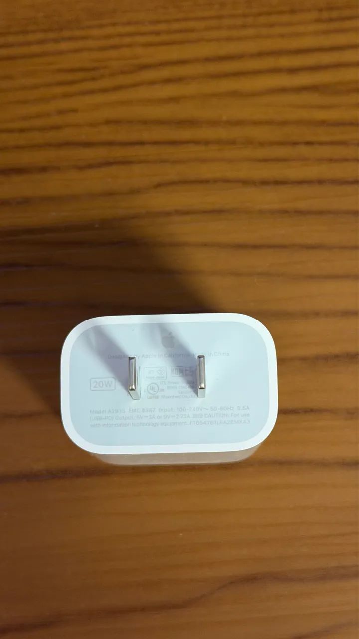 Adaptador de energia USB-C de 20W (original apple nunca usado) - Foto 3