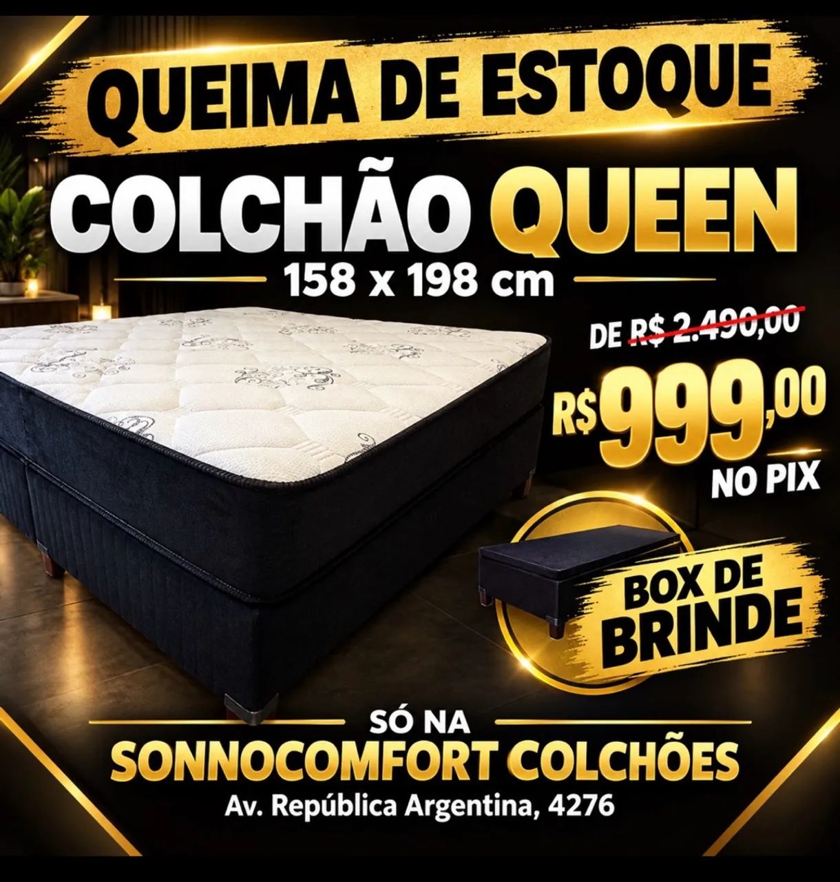 Colchão Queem 