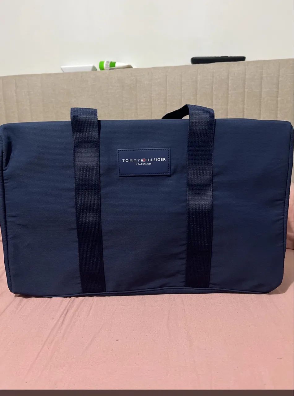 bolsa tommy hilfiger azul marinho - Foto 2