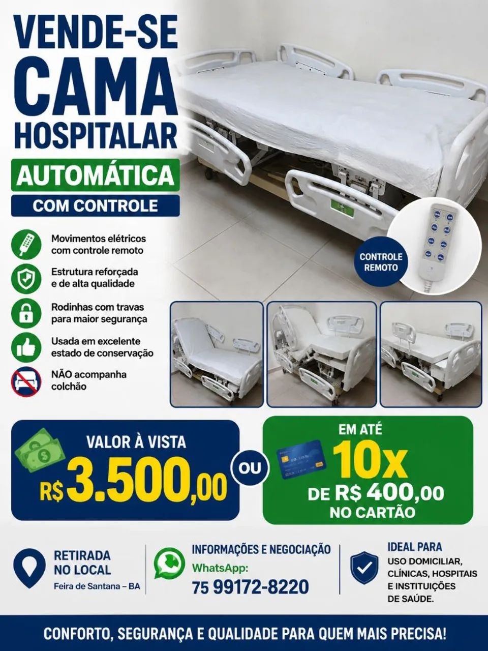 CAMA HOSPITALAR AUTOMATICA - Foto 4