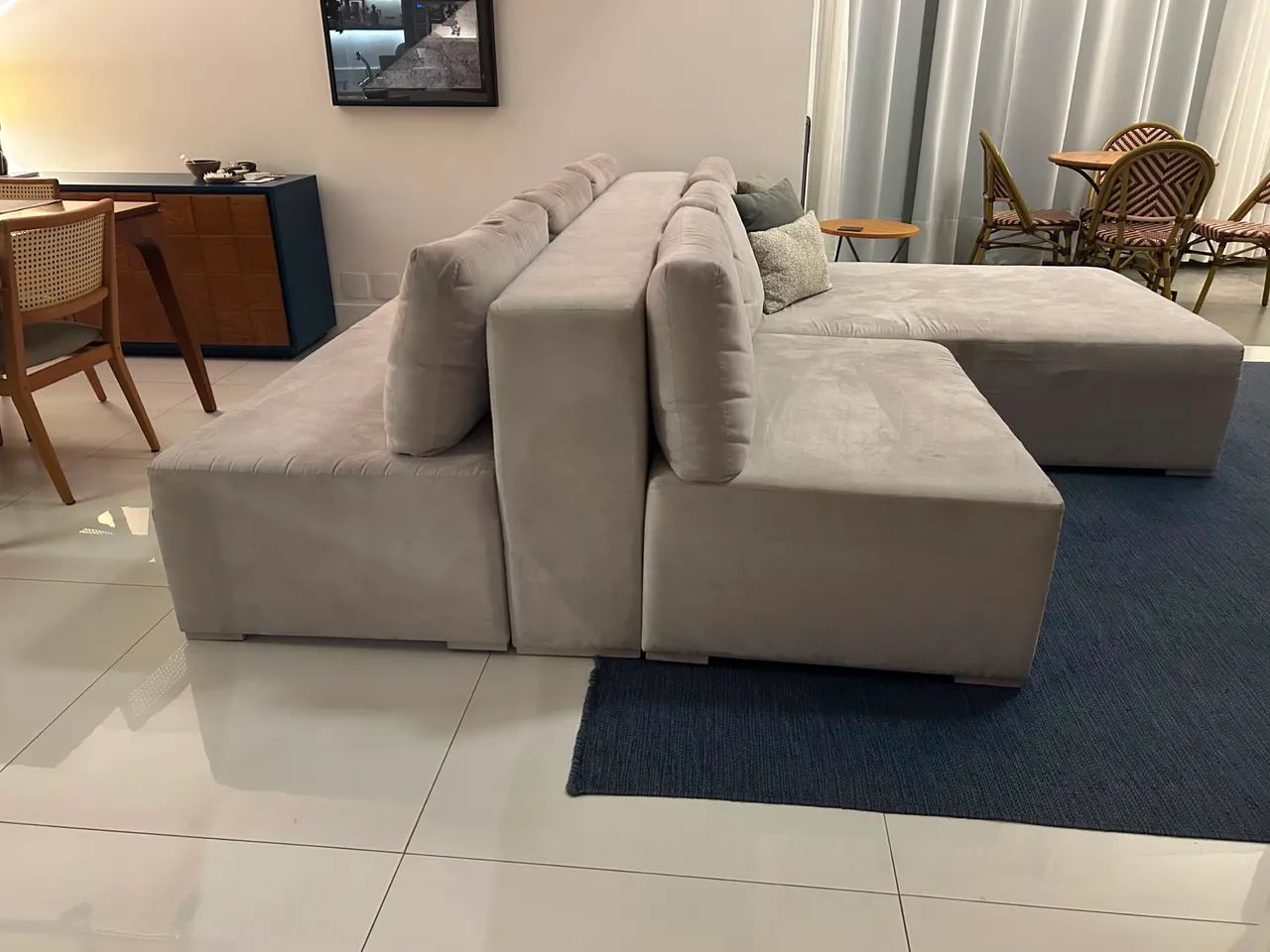 Sofá grande com chaise - Foto 2