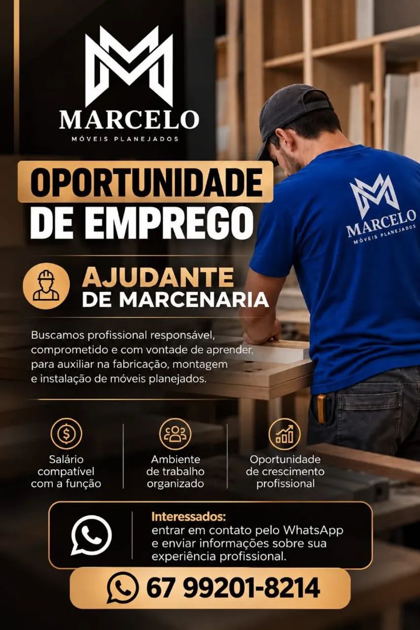 Vaga para trabalhar em marcenaria  - Foto 3