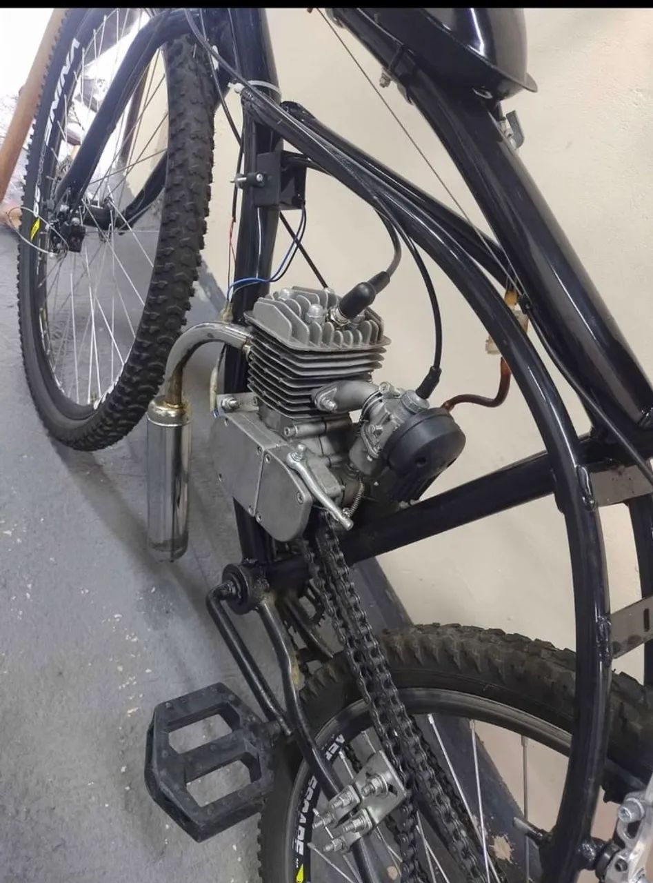 Bicicleta motorizada 80cc - Foto 3