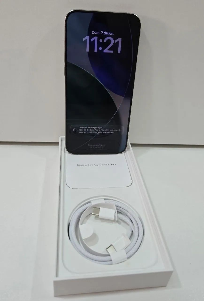 iPhone 15 Pro Max 256 GB - Branco - Foto 2