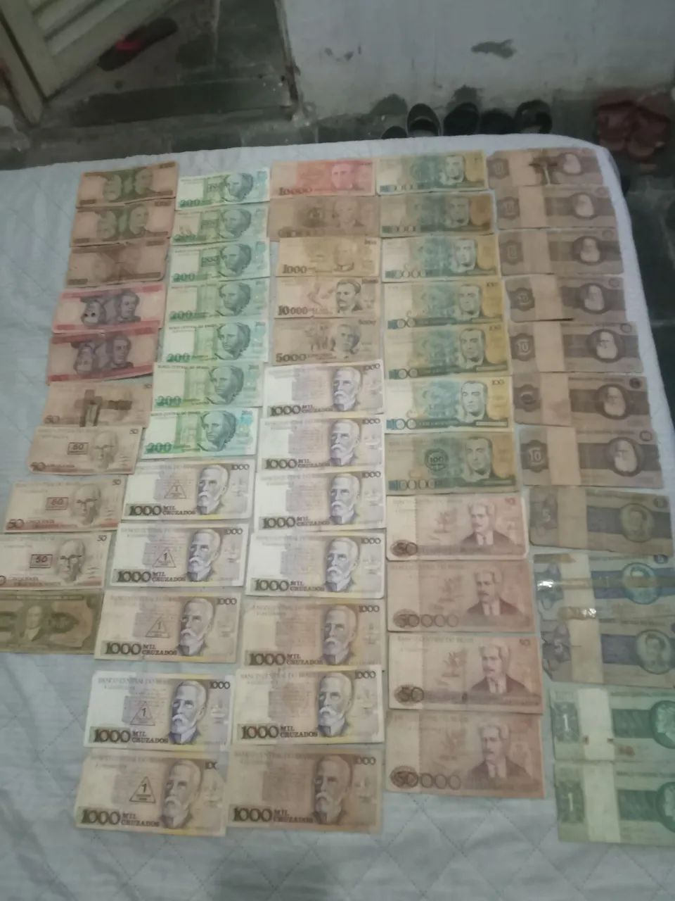 Dinheiro antigo 57 notas 