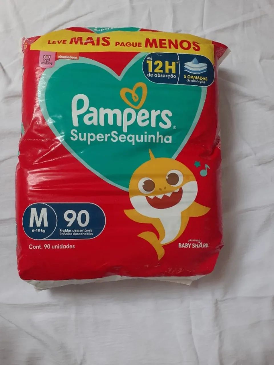 Fralda Pampers - T: M 90 Unidades - Foto 2