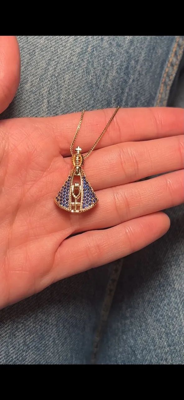 Colar Nossa Senhora Religioso Feminino Delicado