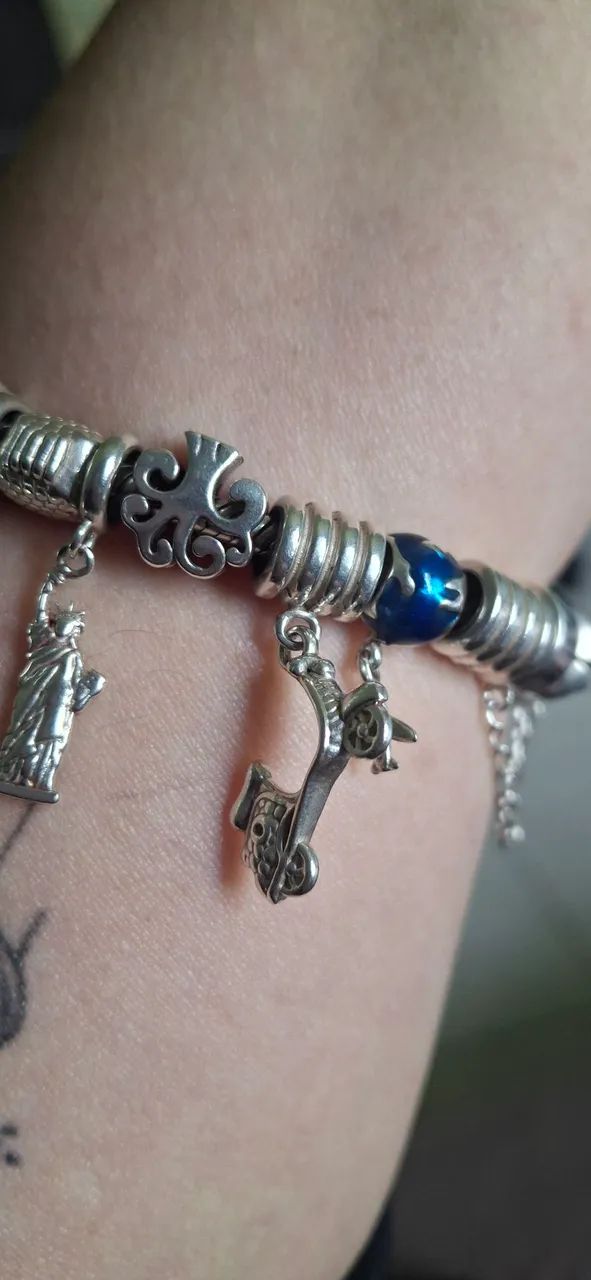 Pulseira vom Berloque em Prata  - Foto 2