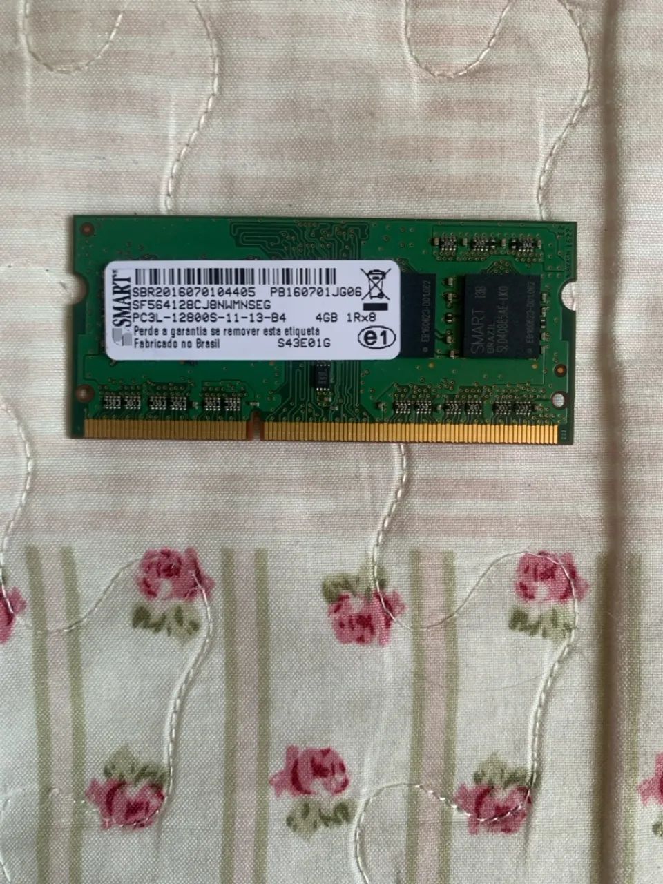 Memória Ram DDR3L 4GB Smart