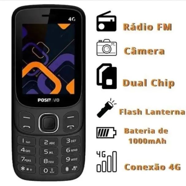 Celular Positivo 4G Dual Chip Novo - Foto 2