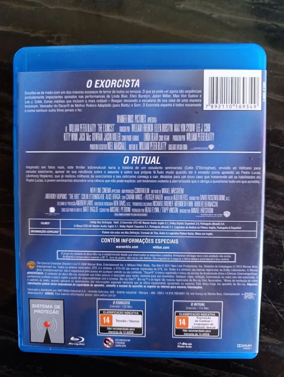 Blu-ray Duplo O EXORCISTA e O RITUAL  - Foto 4